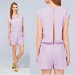 Wilfred lilac 100% silk romper